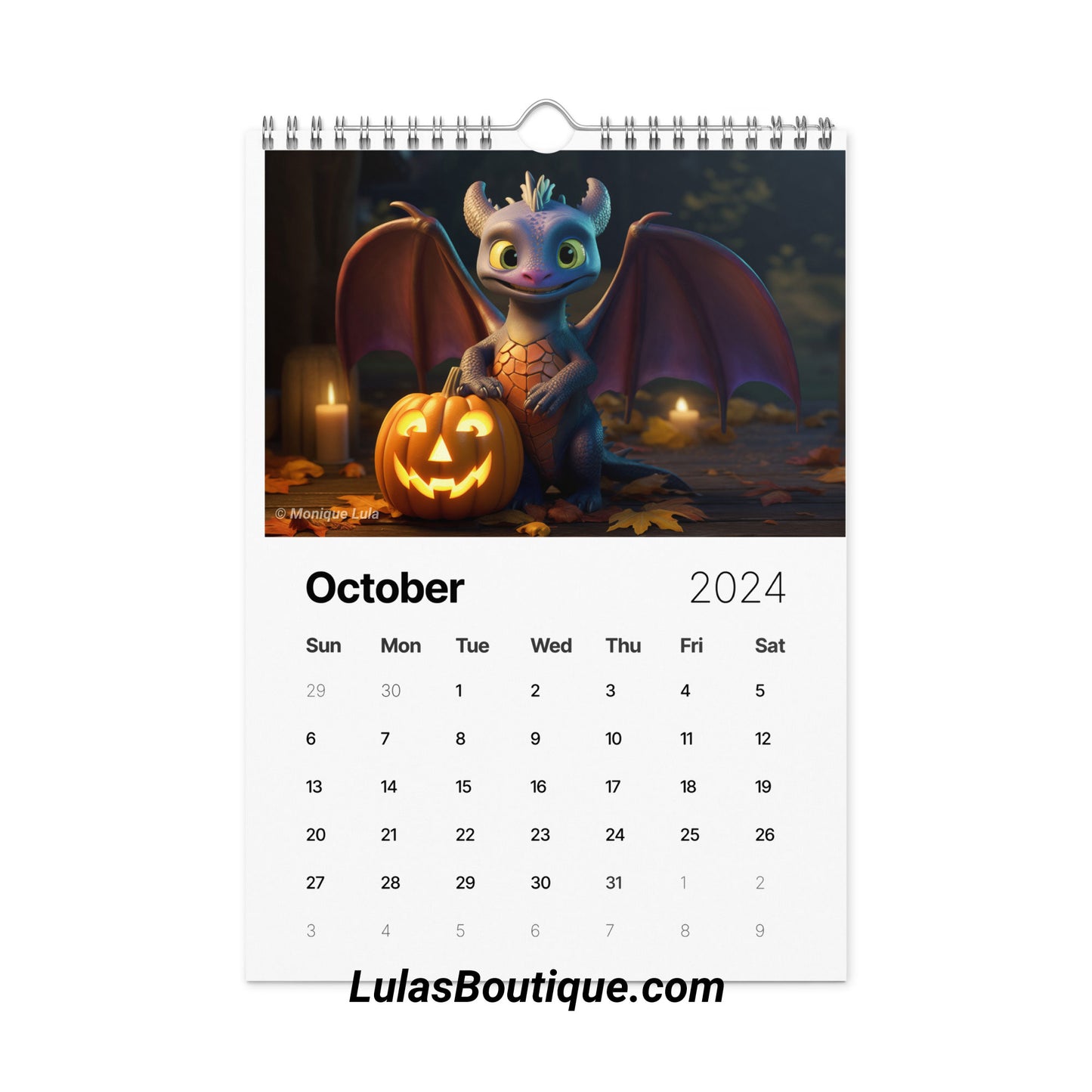 Year of the Baby Dragon Calendar 2024