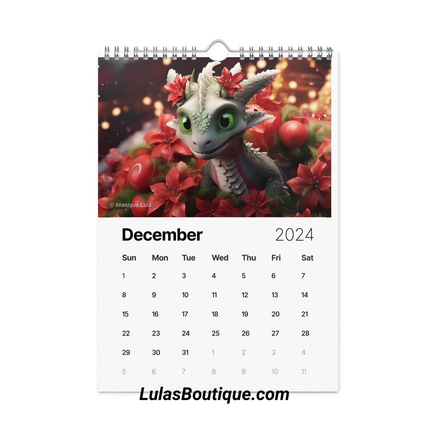 Year of the Baby Dragon Calendar 2024