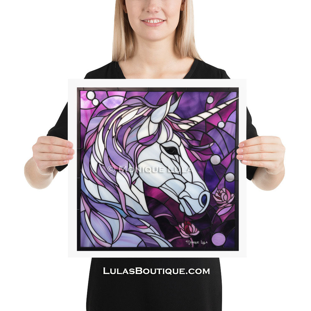 Stained Glass Unicorn