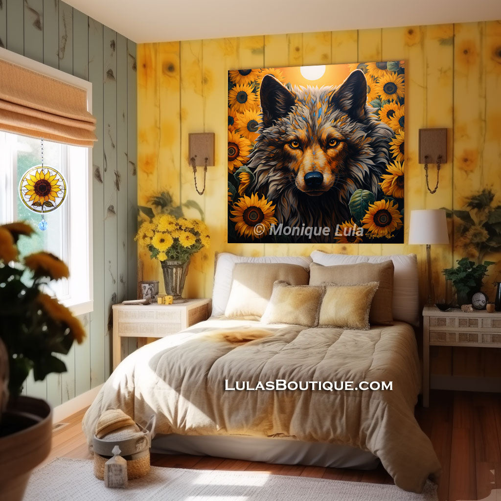 Sunflower Wolf