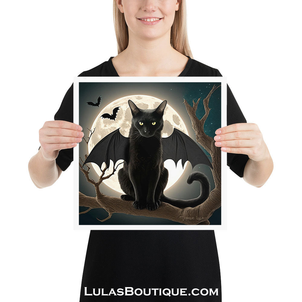 Bat Cat Print