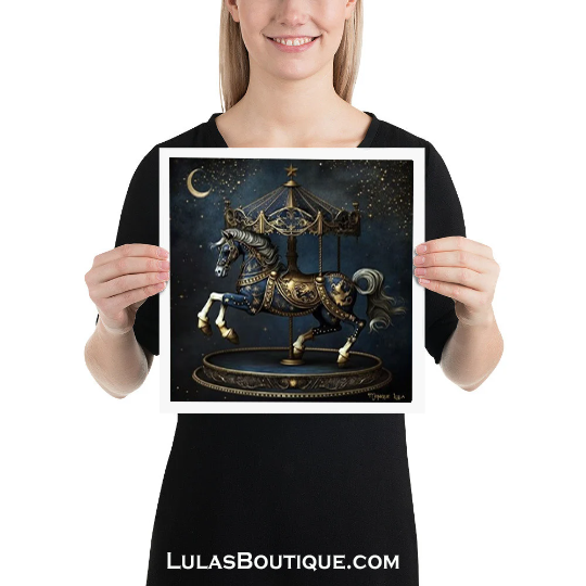 Carousel Horse Print