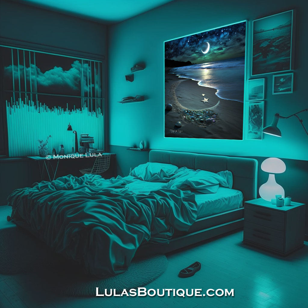 Moonlight Beach Print