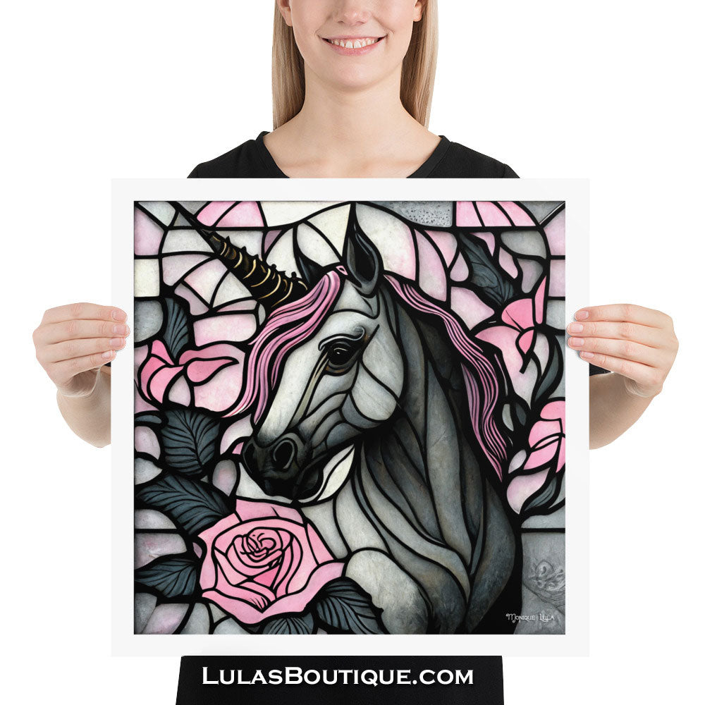 Pastel Goth Unicorn Print