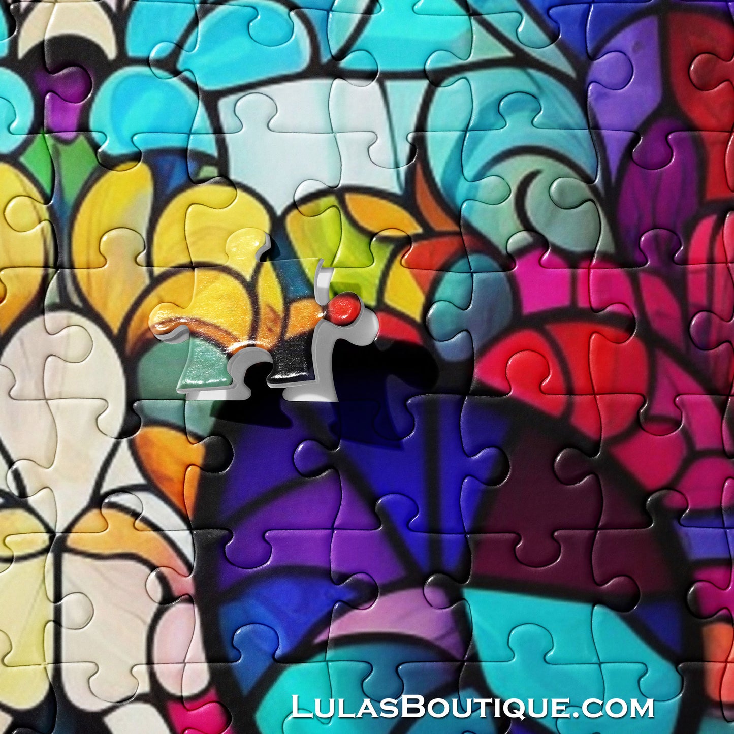 Stained Glass Skull Jigsaw puzzle