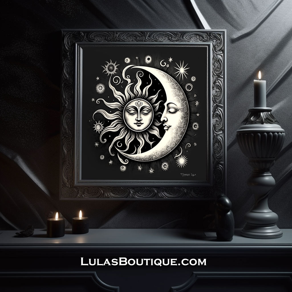 Sleeping Sun & Moon Print