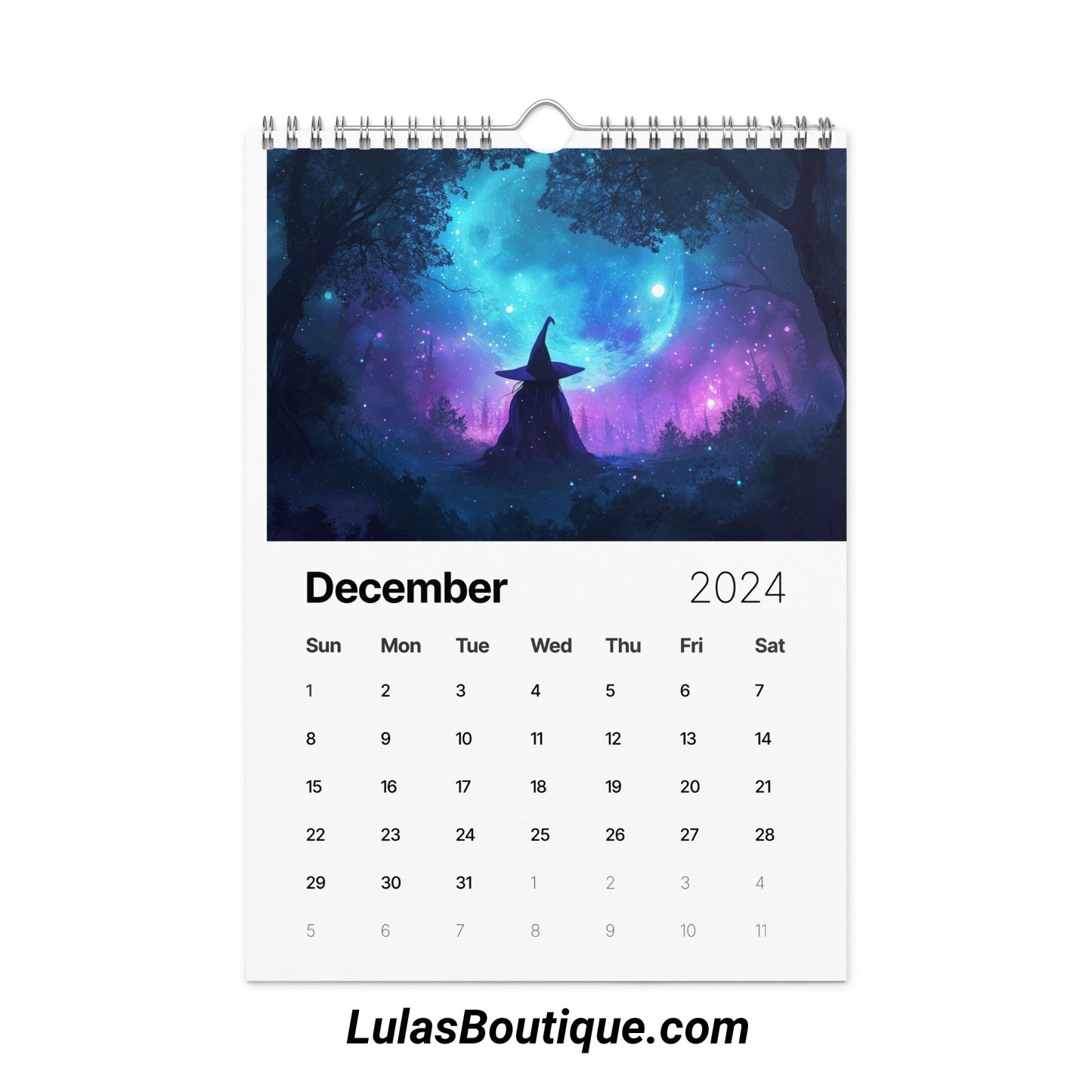 Moon Witch Calendar 2024