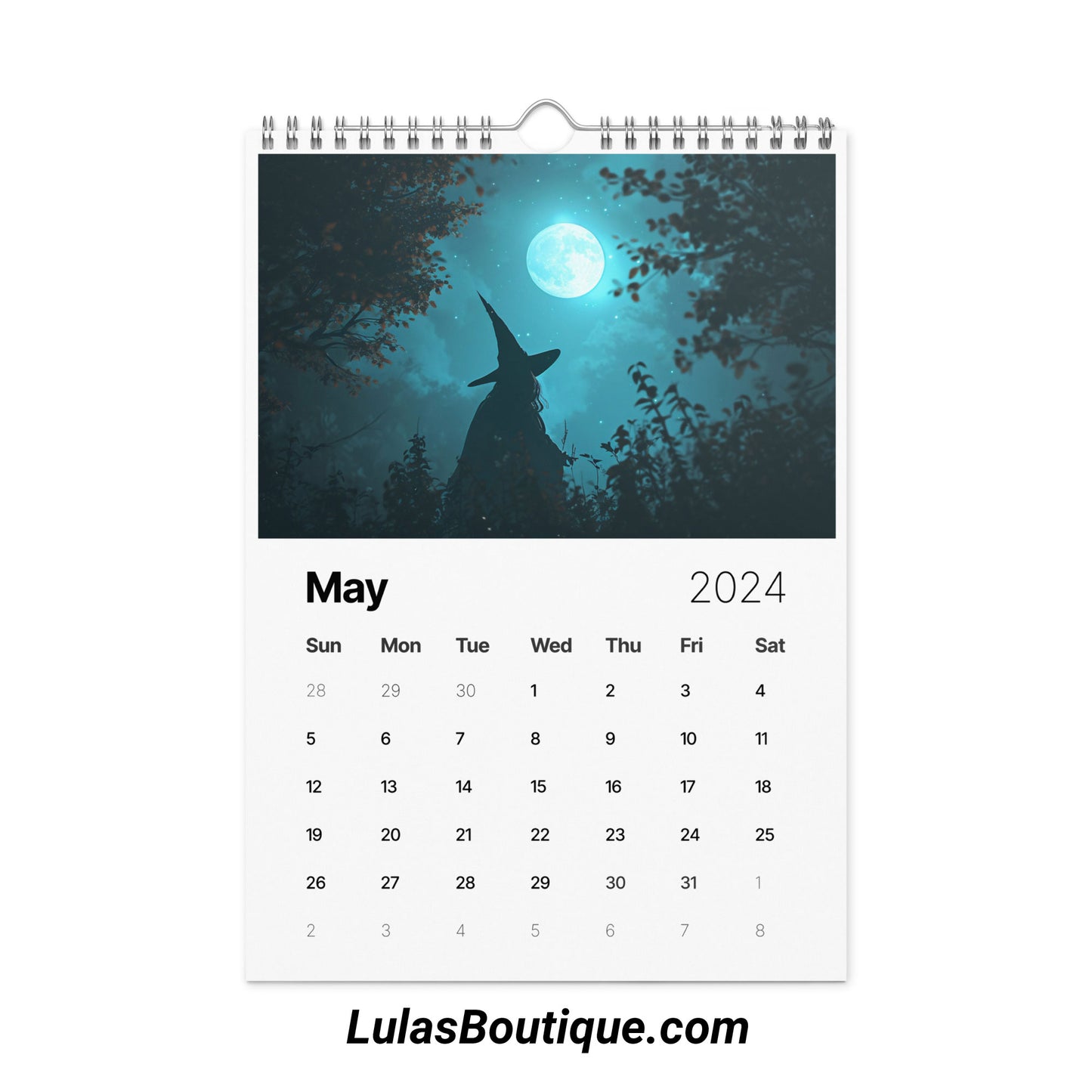 Moon Witch Calendar 2024