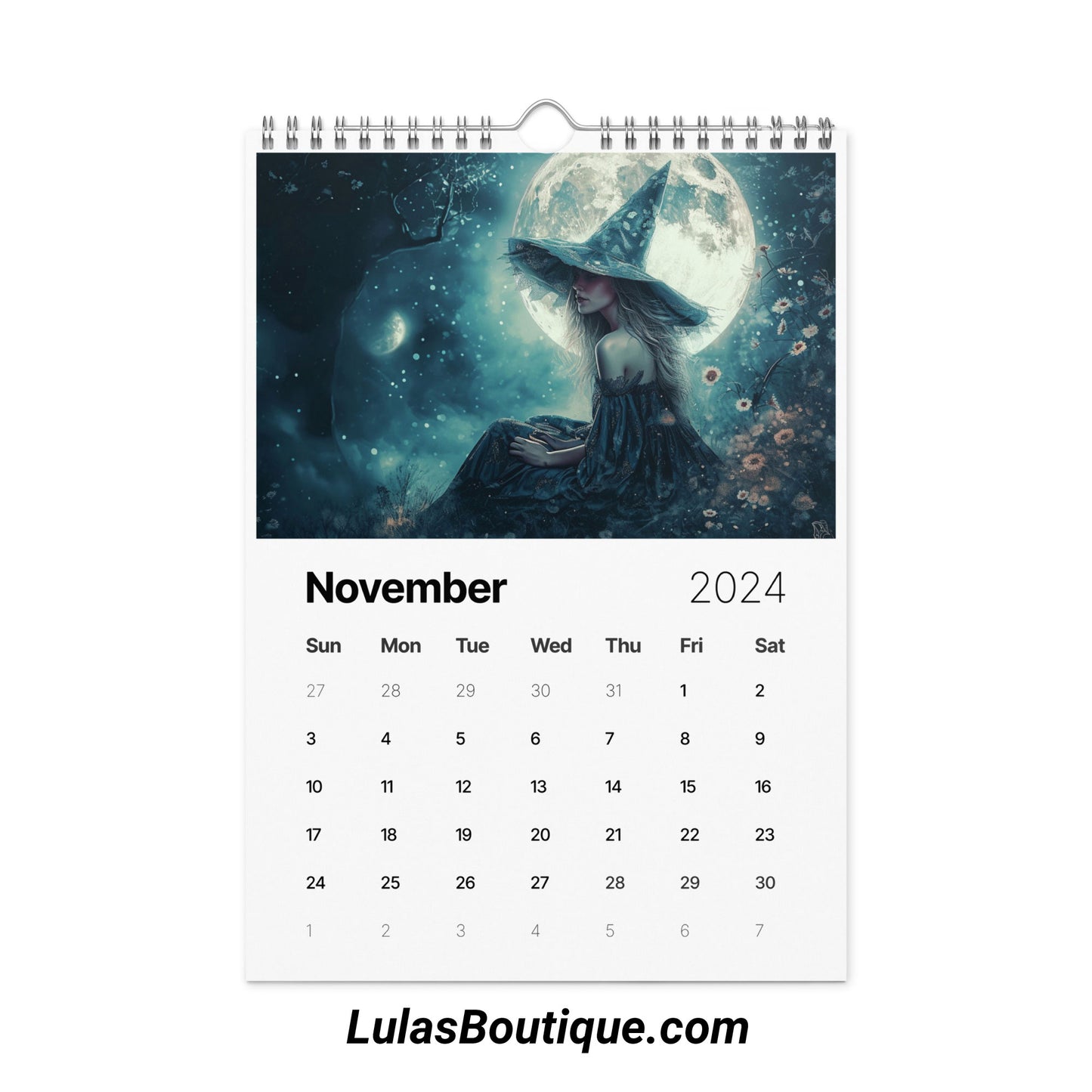 Moon Witch Calendar 2024