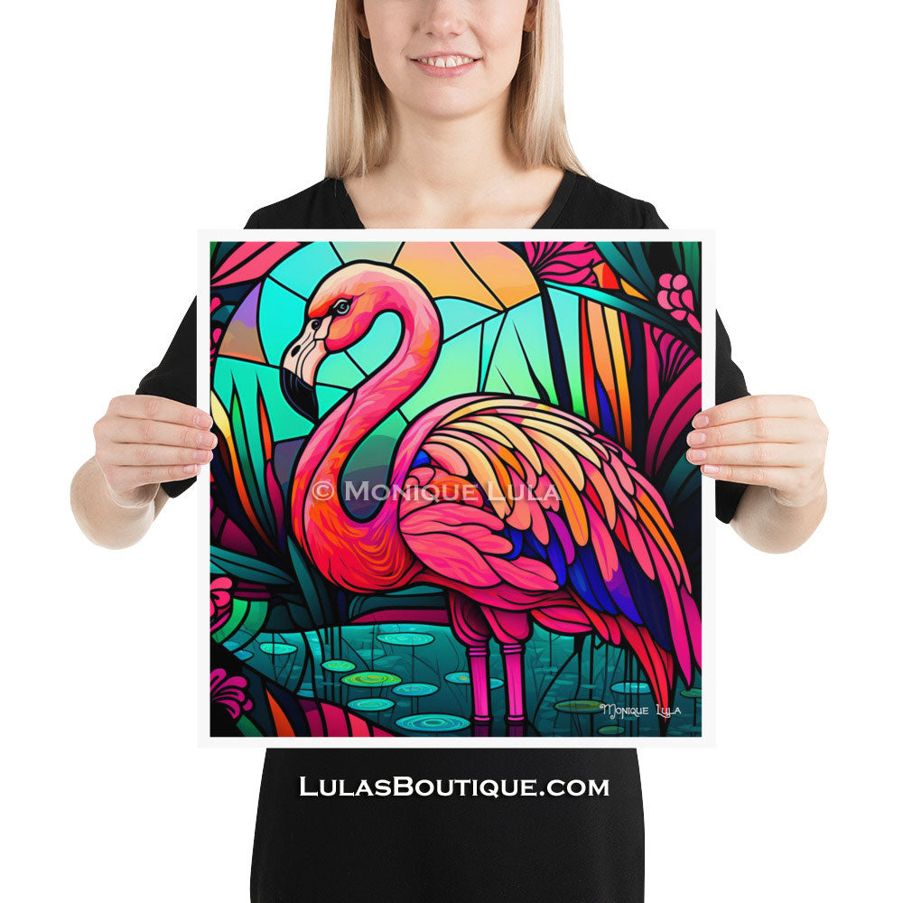 Flamingo Print