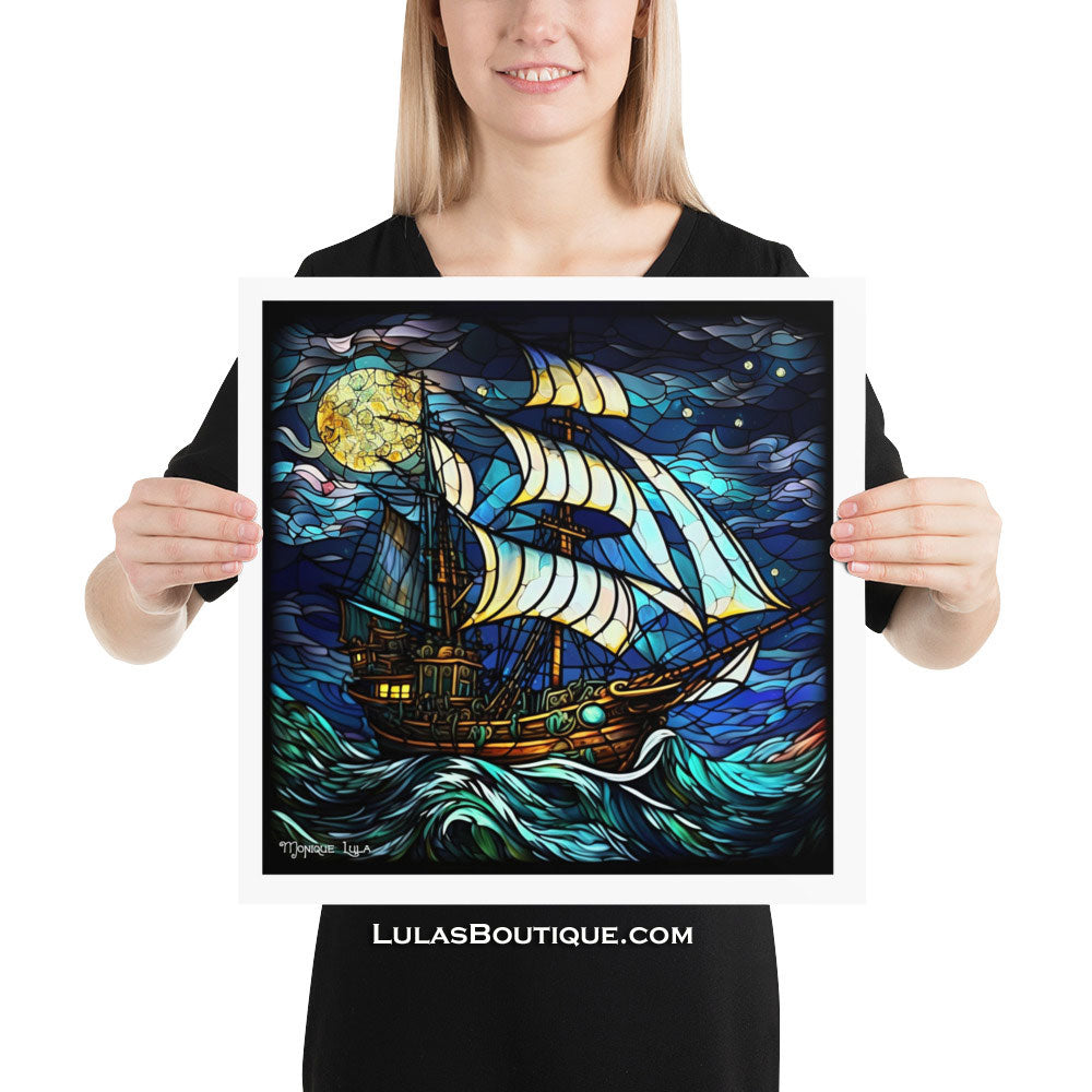 Pirate Ship on a Starry Night