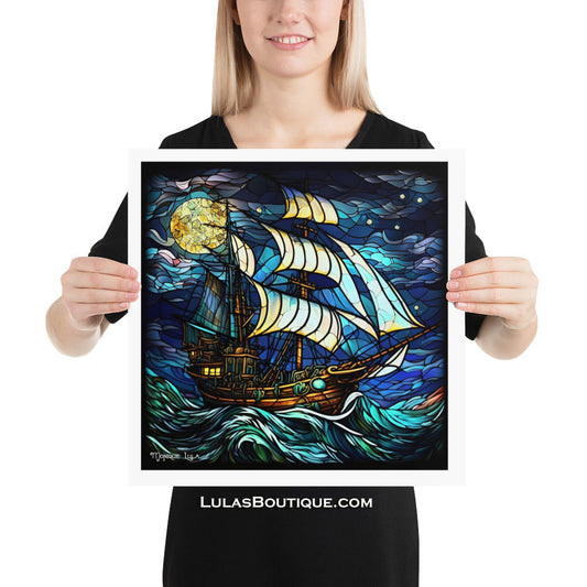 Pirate Ship on a Starry Night