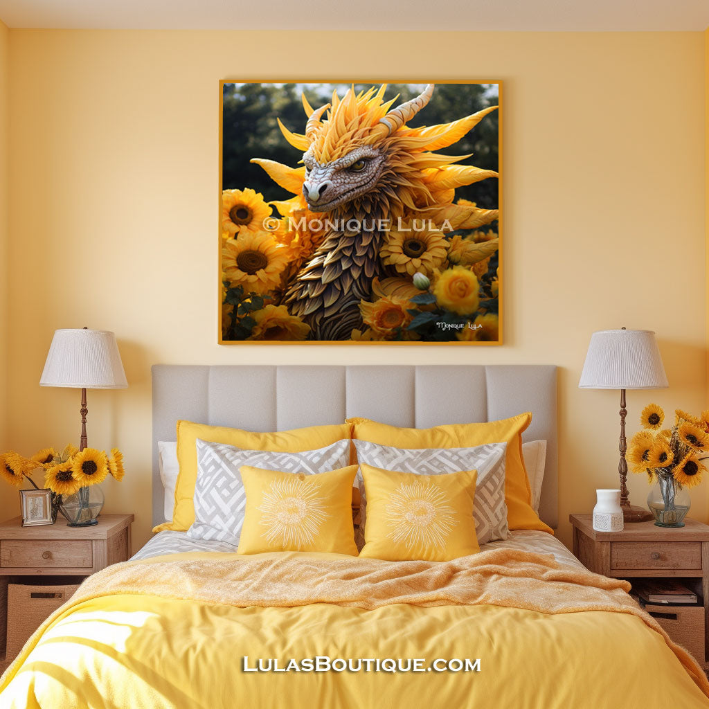 Sunflower Dragon Photo Print
