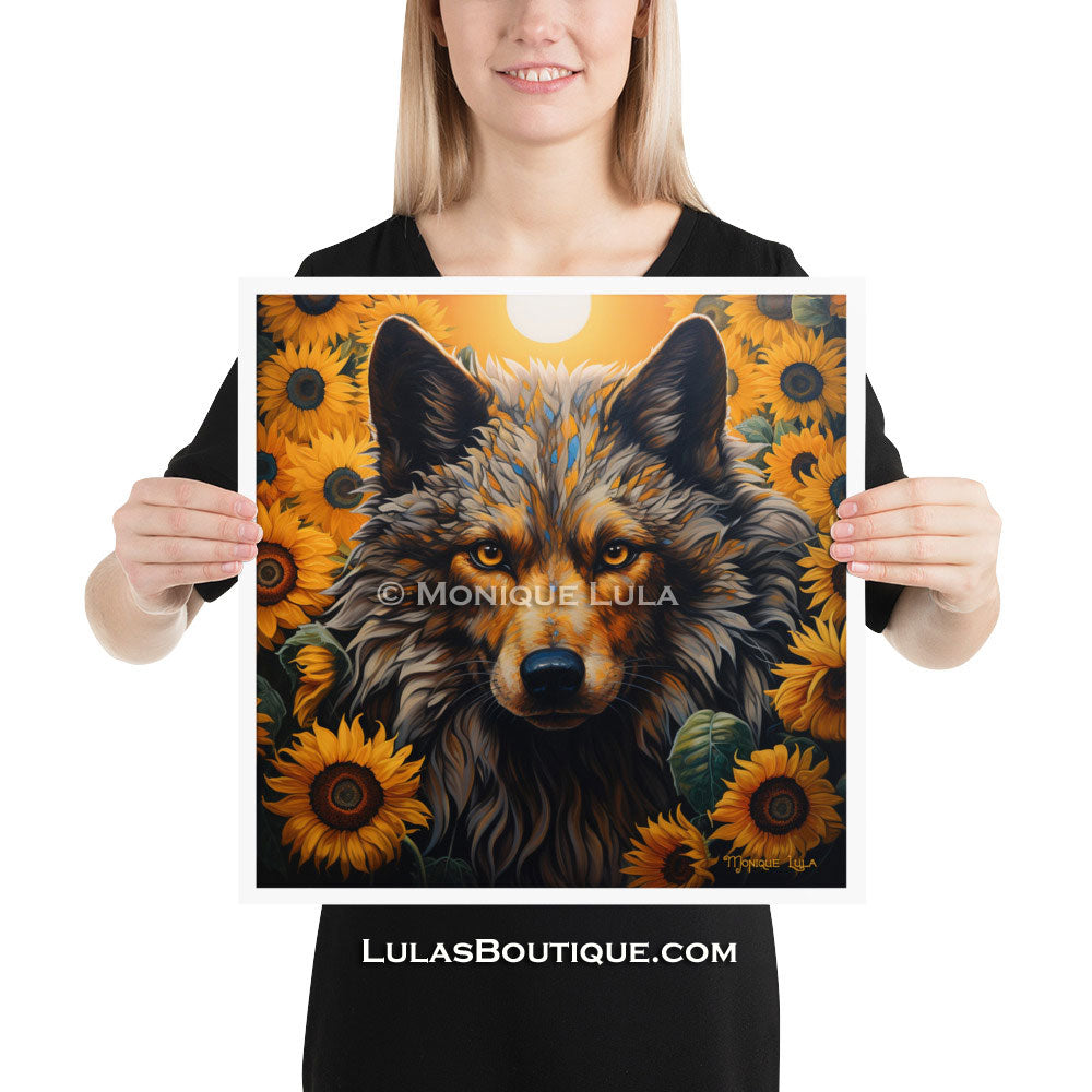 Sunflower Wolf