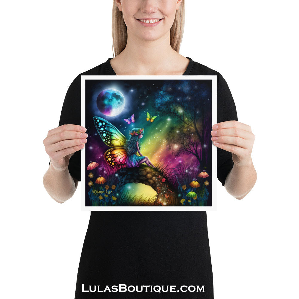 Aurora Borealis Fairy Print