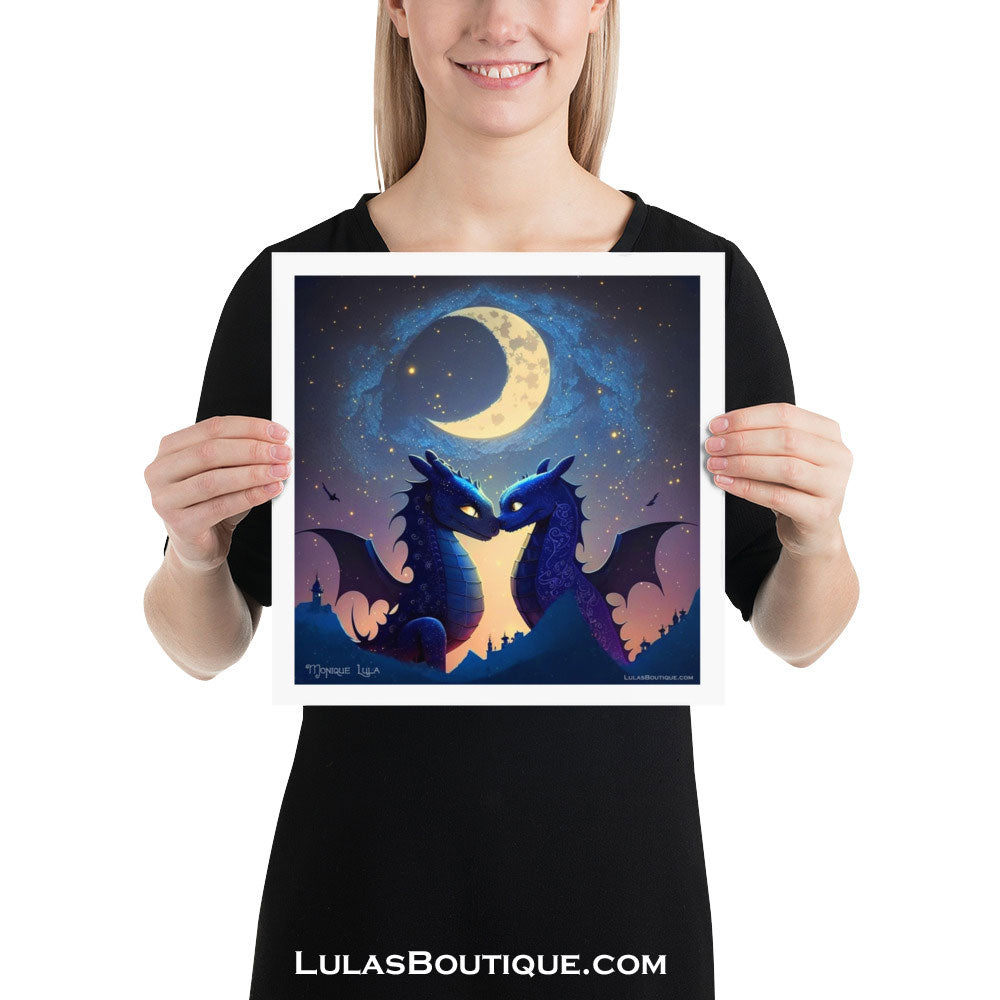 Moonlight Dragons Print