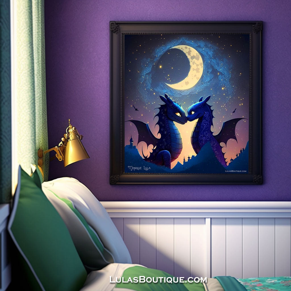 Moonlight Dragons Print