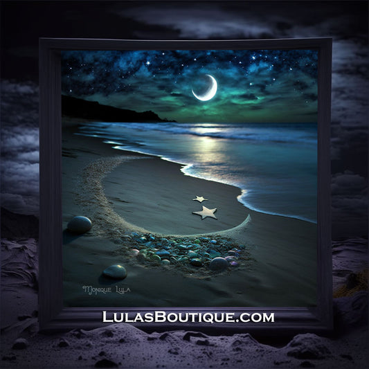 Moonlight Beach Print