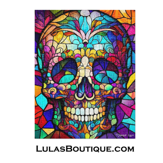 Stained Glass Skull Jigsaw puzzle